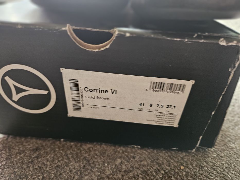 Nowe złote Sneakersy Diverse Corrine R41  VI metki
