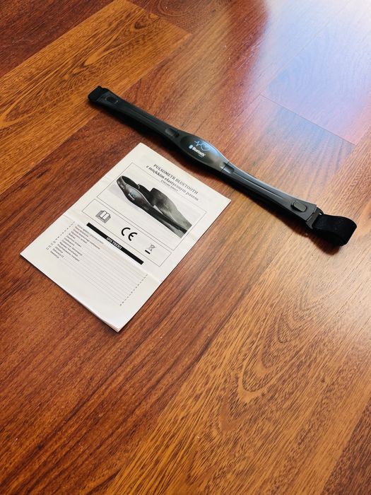 Pulsometr Bluetooth dla biegacza z miękkim elastycznym pasem 150188-HM