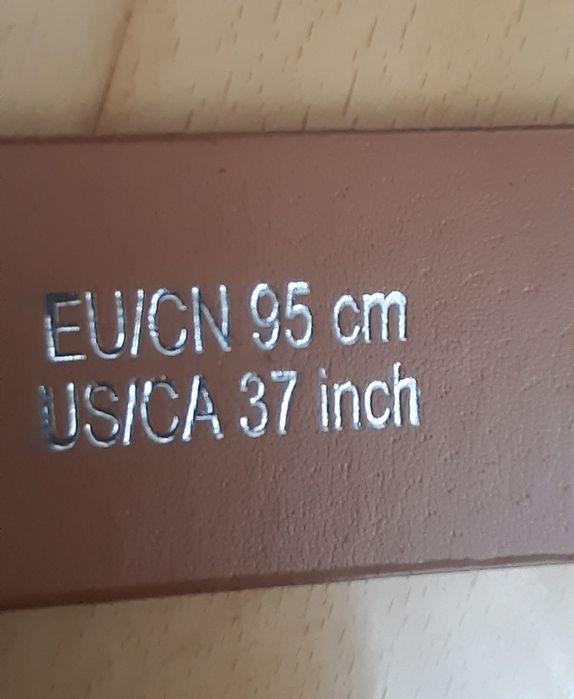 Pasek damski brązowy camel