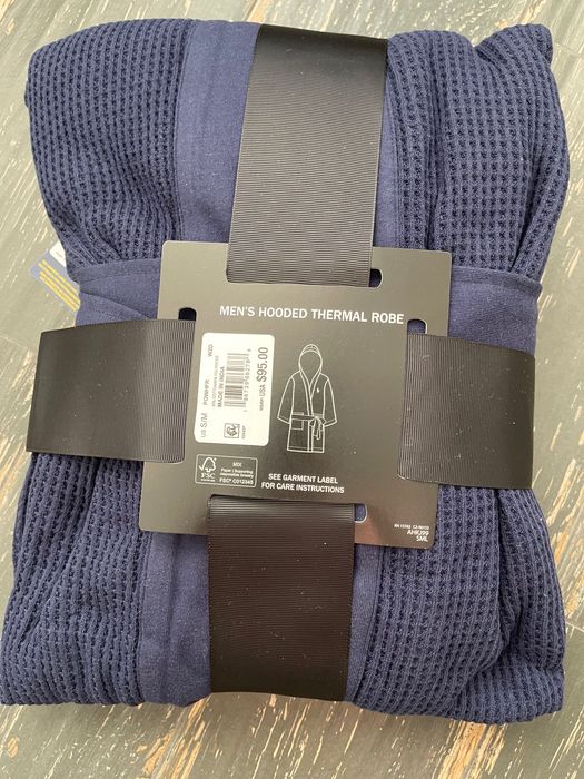 Polo Ralph Lauren Thermal Hooded Robe. Халат мужской коттон р M-L