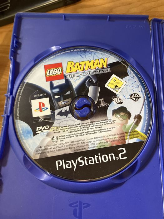 Gra na PlayStation2: Lego Batman,płyta,pudełko,instrukcja,stan dobry