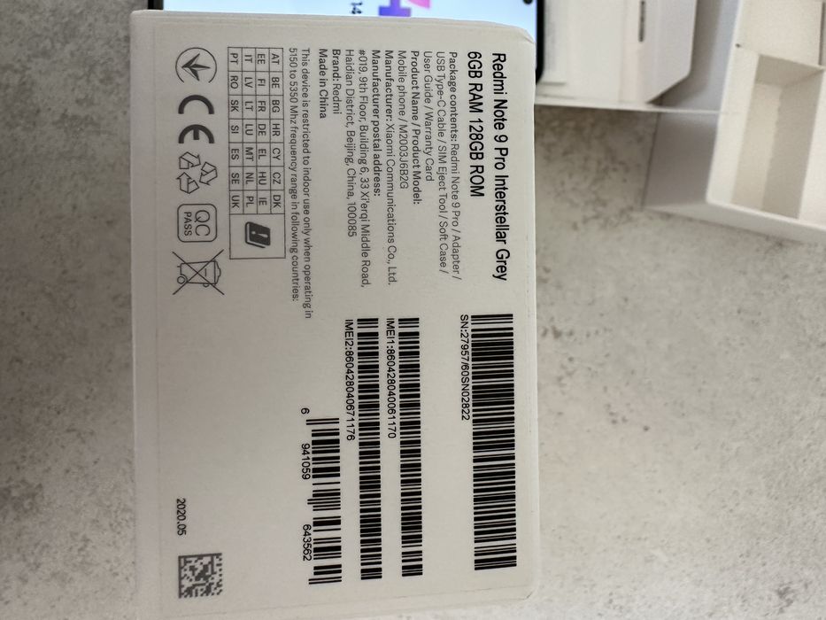 Redmi Note 9 Pro Interstellar Grey