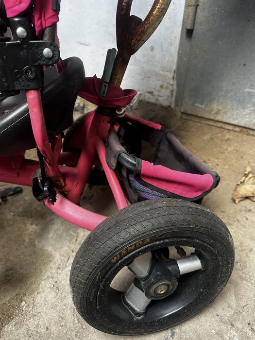 Велосипед с родительской ручкой