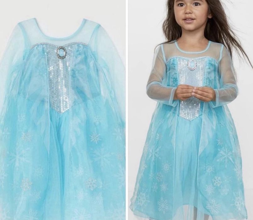 Платье ельзы h&m 2-4 года