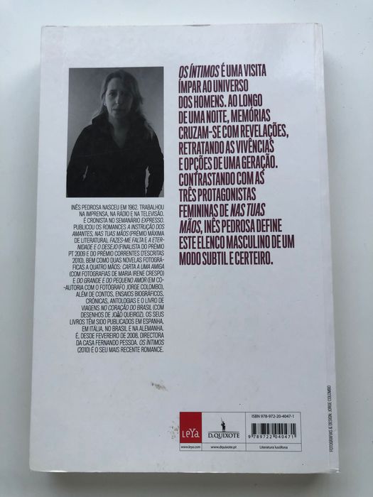 Livro "Os Íntimos" de Inês Pedrosa (Portes Gratuitos)
