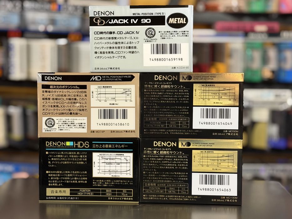 Продам аудио кассеты Denon Metal
