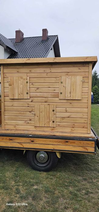Kurnik drewniany  domek
