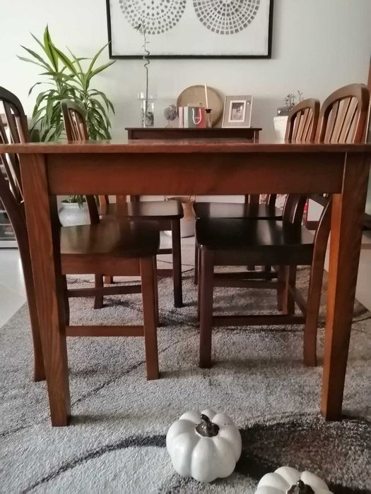 Solid chestnut wood table64550768520193122