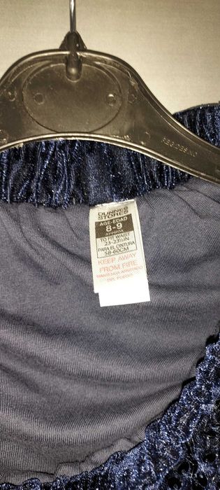 Saia com lantejoulas para Criançs 8-9anos