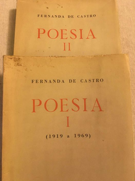 Poesia I e II (1919 a 1969), Fernanda de Castro. 1ª Ed.
