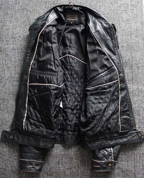 Куртка мото мотокуртка AviaTrix Leather Jacket Оригінал Шкіра р.М