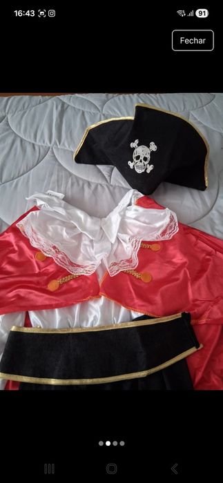 Fato fantasia pirata