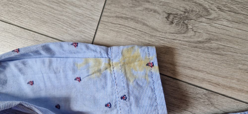 Tommy Hilfiger koszula statki kotwice z wadą