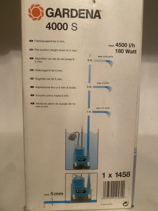 Pompa wodna zanurzeniowa Gardena 4000 S
