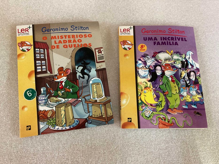 Livros da Colecção Geronimo Stilton Editorial Presença