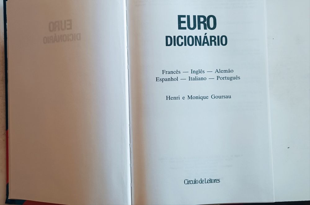 EURO DICIONÁRIO 6 Línguas