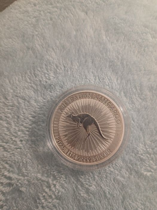 Moeda prata 1 onça canguru Austrália 2025