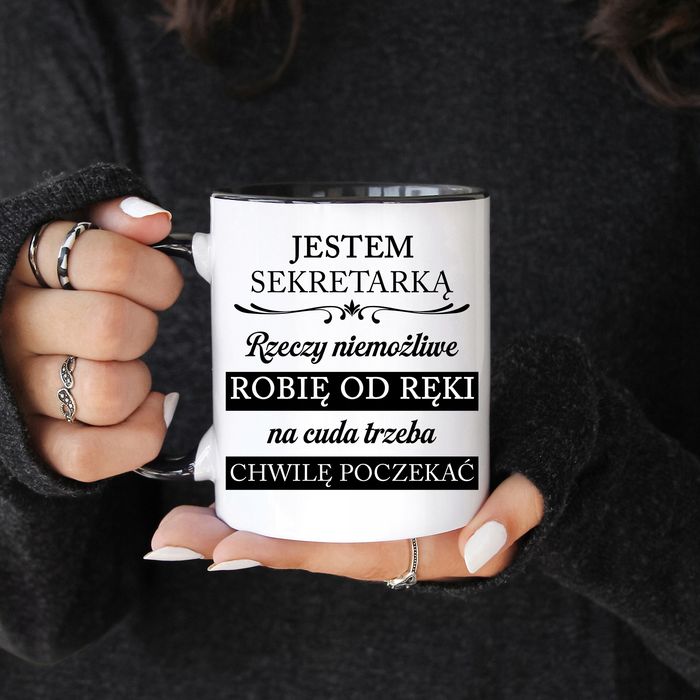 Kubek dla Sekretarki "Rzeczy Niemożliwe" z Opakowaniem