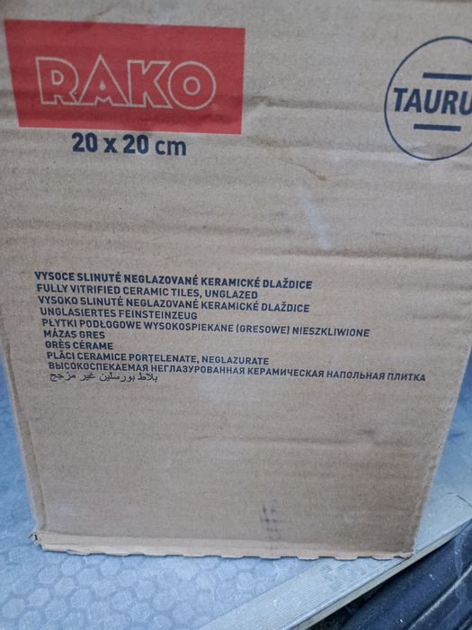 Gres płytki Rako Taurus 20x20 antypoślizgowe  gres techniczny