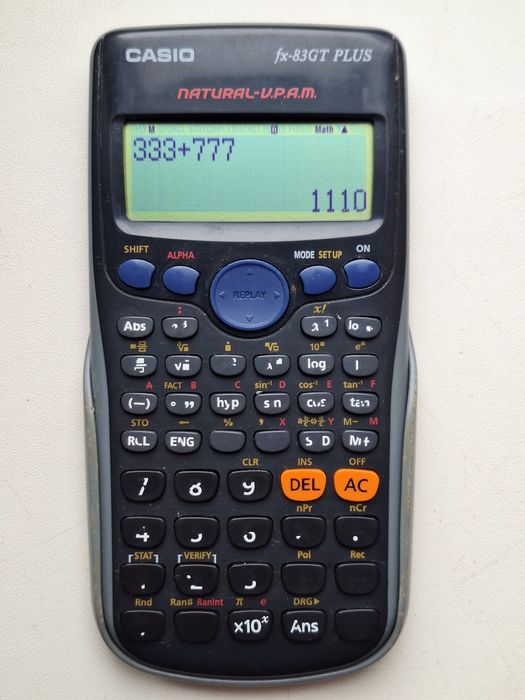 Калькулятор Инженерный  Casio fx 83 gt plus