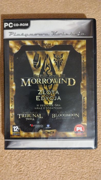 The Elder Scrolls 3 Morrowind Platynowa Kolekcja Gry PC