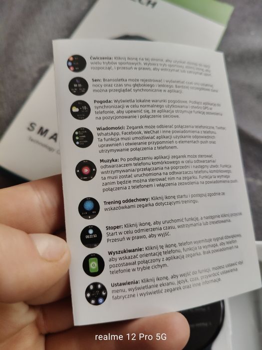 Smartwatch nowy unisex