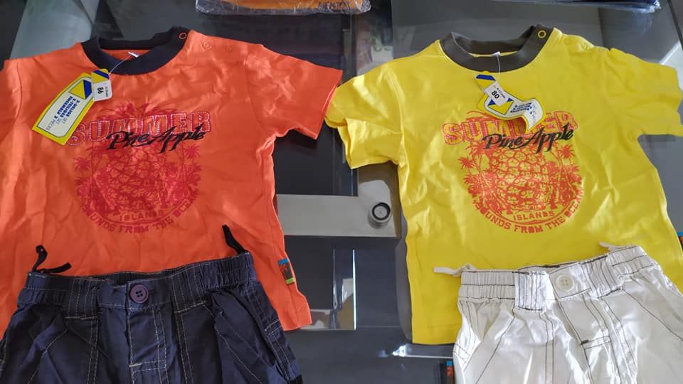 NOVO conjuntos para menino tamanho 80 e 86 ( 18 meses e 2 anos)