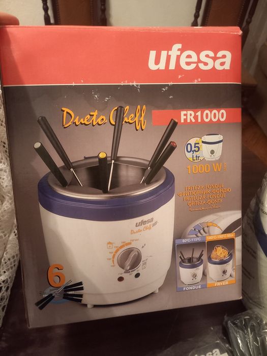 Fritadeira fondue ufesa nova