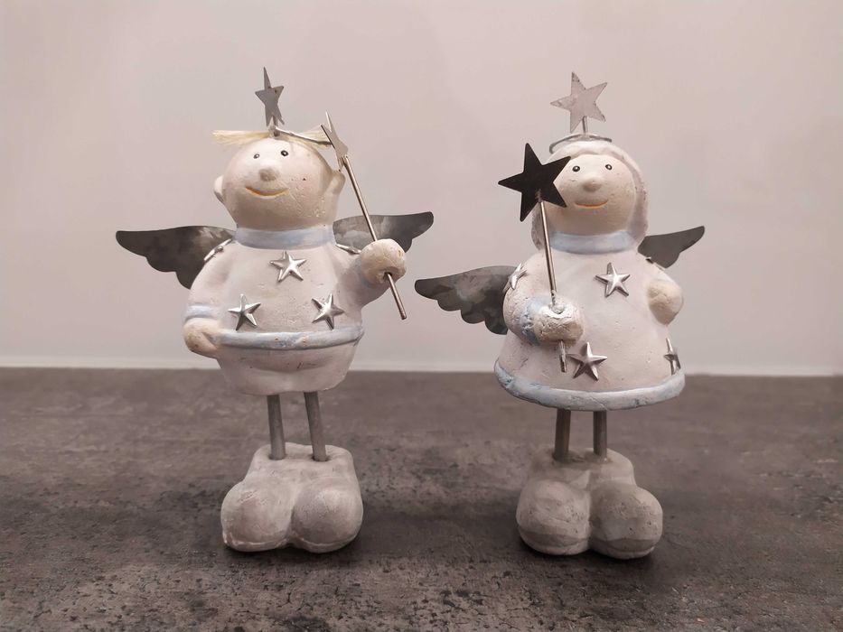 aniołki ceramiczne