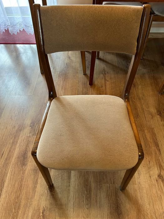 Stół + krzesła 6 szt. (PRL)