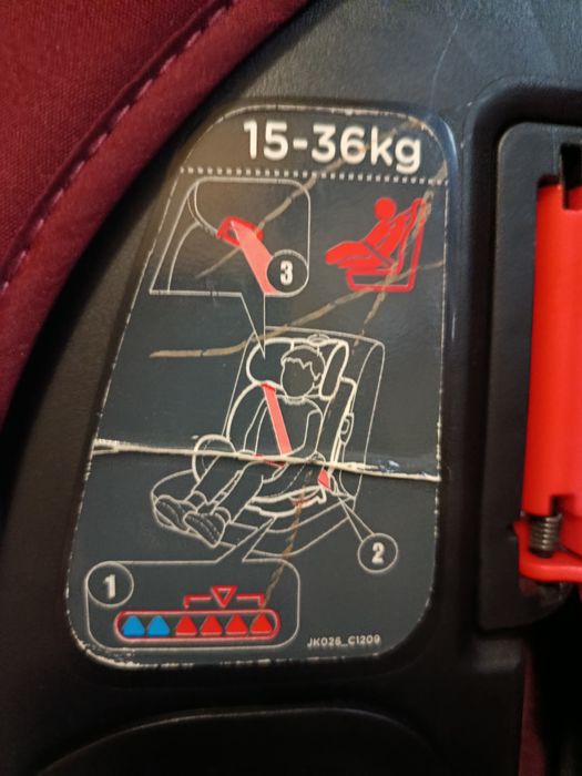 Cadeira Auto Joie (0 a 36Kg) Universal c/ Cinto - Estado Como Novo