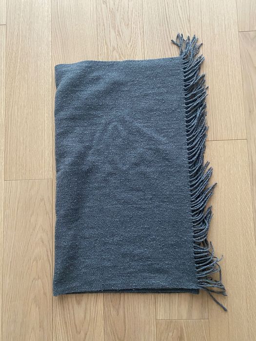 Duży szary wełniany szalik Acne Studios 100% wełna 100% virgin wool