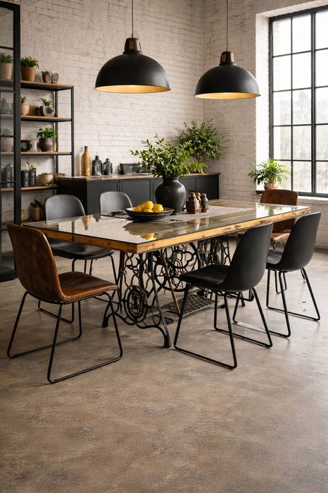 Stół industrialny/Loft