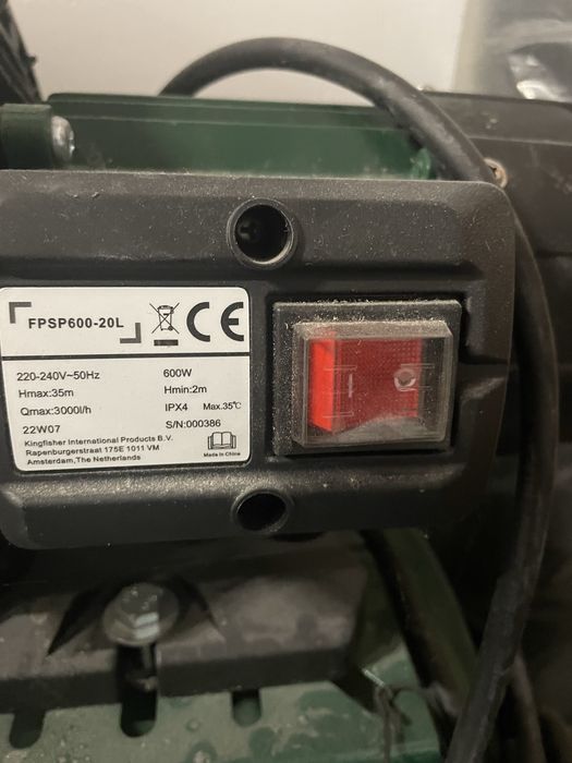 Zestaw hydroforowy 600 W 20 l