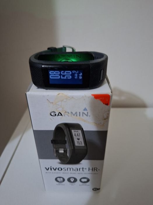 Garmin vívosmart HR+ (com GPS) – Smartband Fitness + Caixa Original