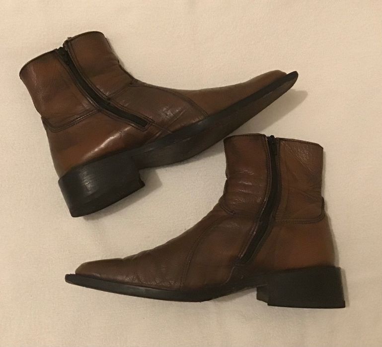 Botas em couro artesanal