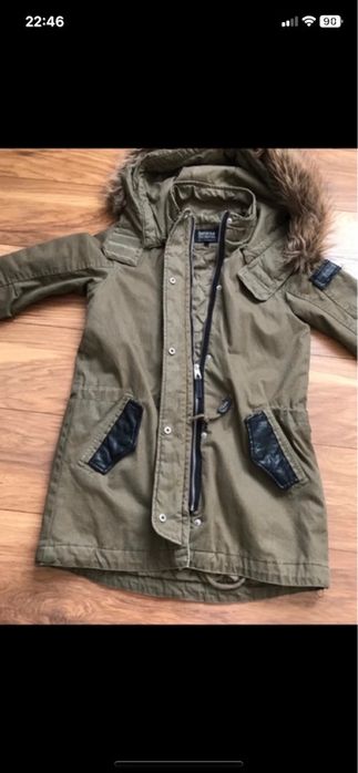 Kurtka parka Bershka S