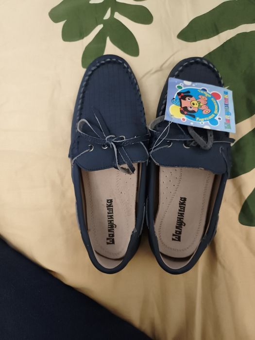 Мокасины экокожа 34 р.