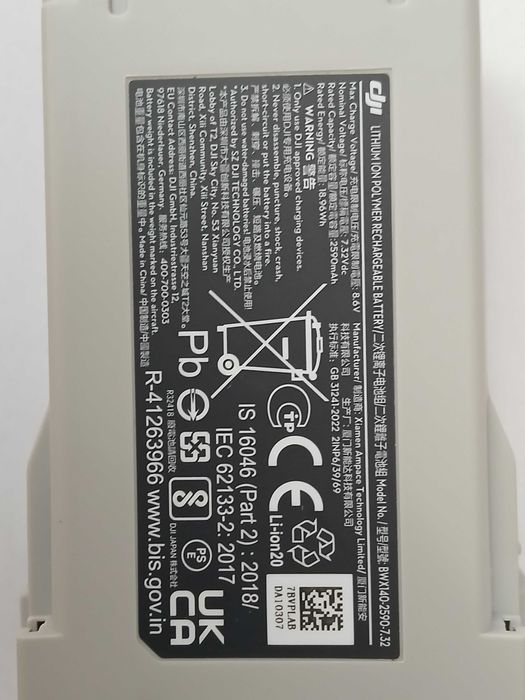 Akumulator bateria DJI Mini 4 Pro 2590mAh* nowa oryginal OEM