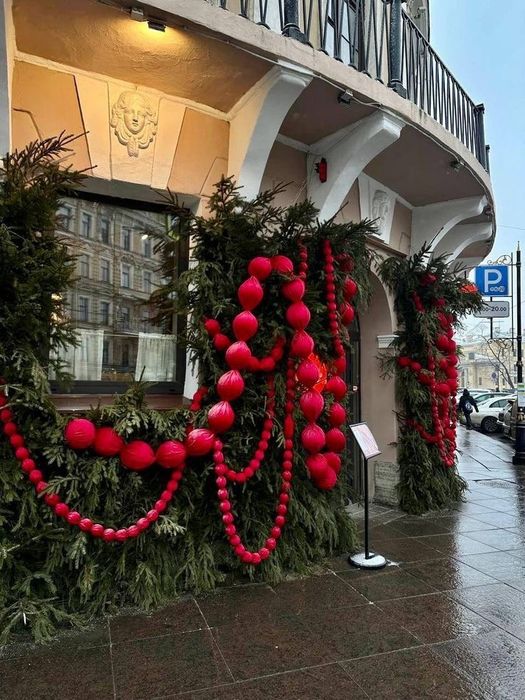 Буси з оксамиту на декор ялинку