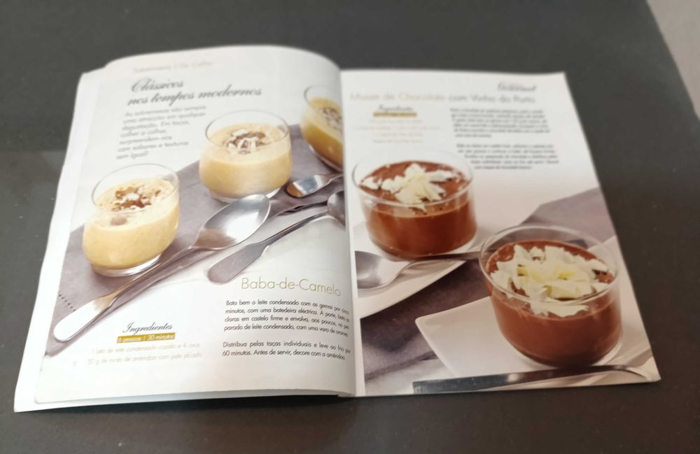 Livro Culinária "As melhores Sobremesas" - Click in Gourmet