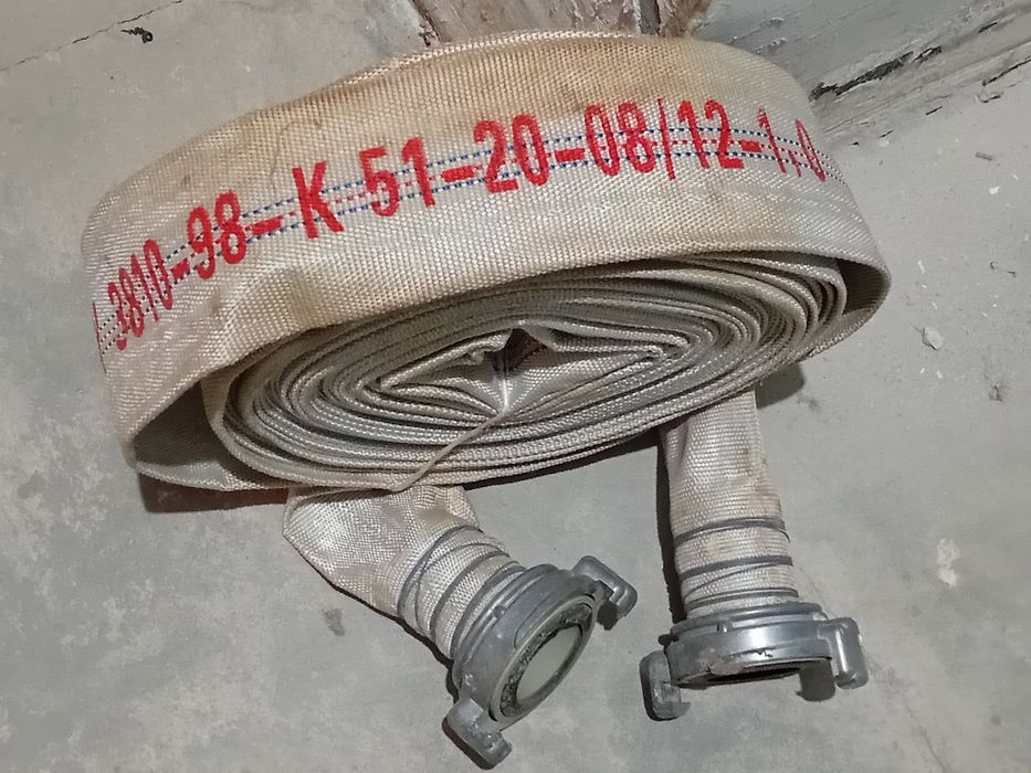 Пожарний рукав К - 51 с гайками