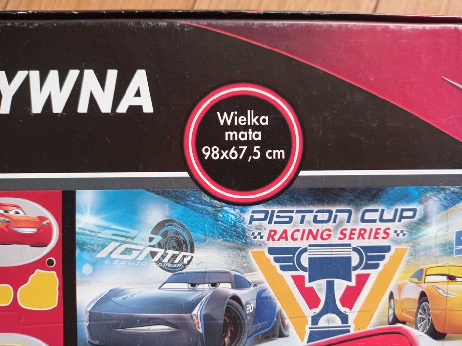 Interaktywna mata Clementoni giga puzzle xxl Auta Cars Zygzak McQueen