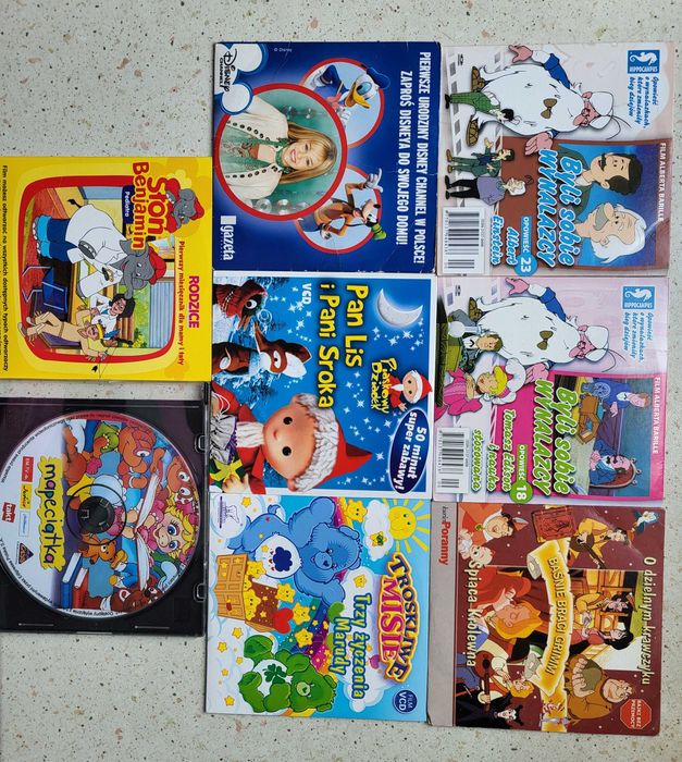 Bajki i filmy dla dzieci DVD i VCD zestaw