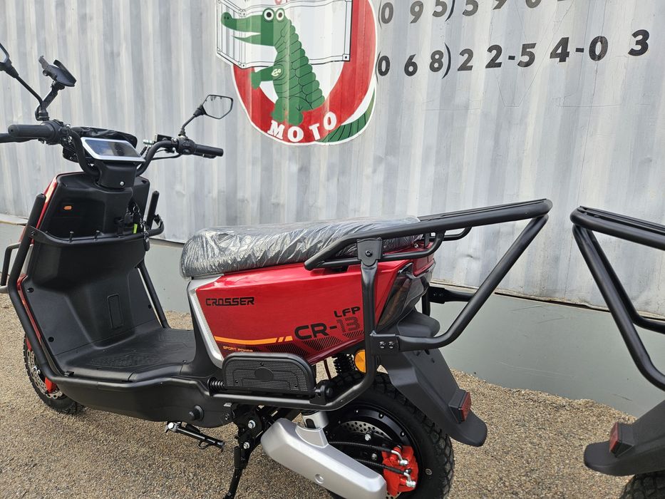 CROSSER CR13 LFP/grafen 2500ват -Электроскутер  ЛИТИЙЖЕЛЕЗОФОСФАТ Доставка!Гарантия!Сервис!Доставка по Украине!мощный электроскутер стокмото кросер 13