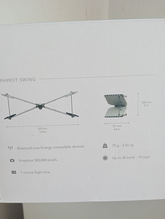 Drone usado como novo