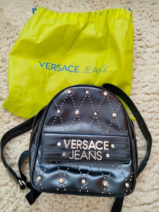 Plecak czarny Versace Jeans