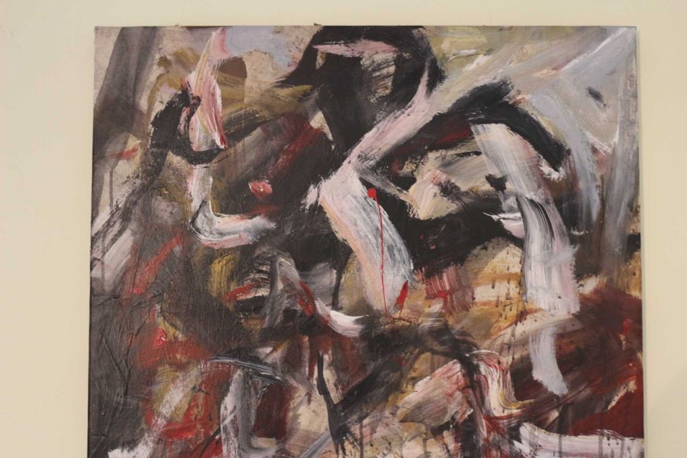 Artur Bual (1926 a 1999) Original Acrílico s tela Certificado 94x64 cm