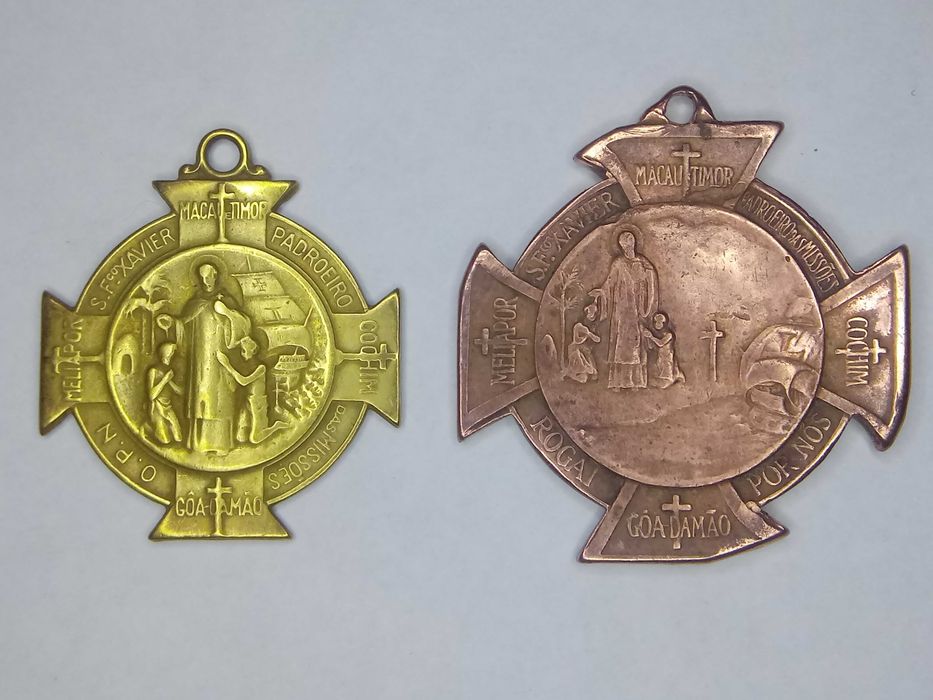 Medalhas religiosas 
 (Missões nas antigas colonias portuguesas)