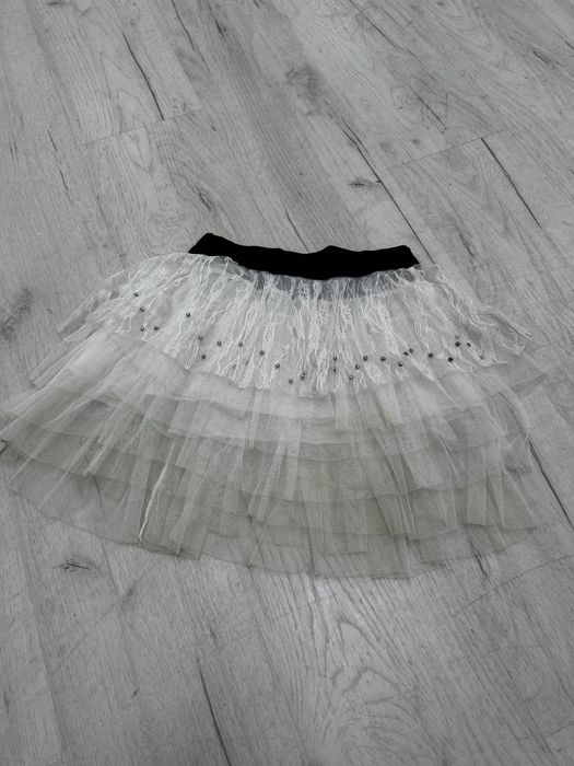 Юбка гіпюр, фатін біла